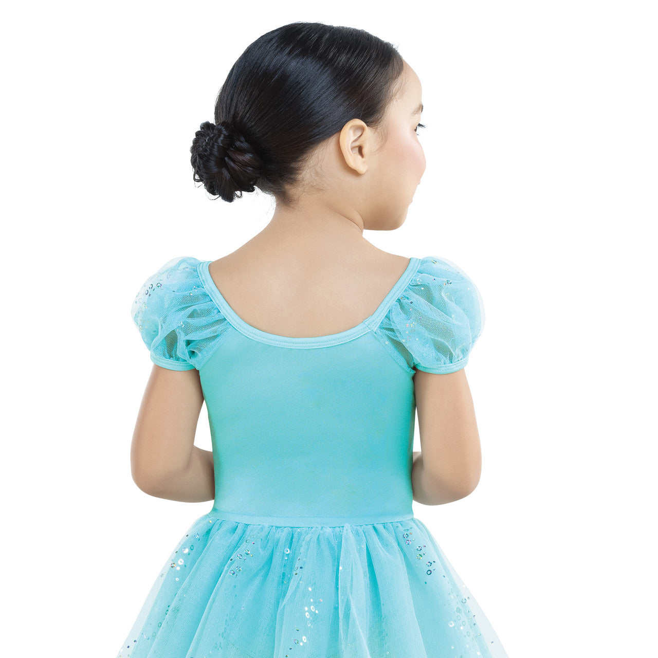 Sparkle Puff Sleeve Dress