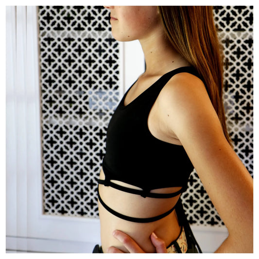 Fetch Crop Top Honeycut