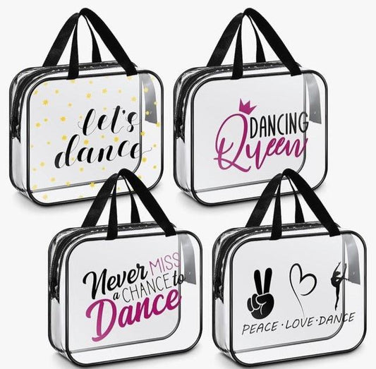 Clear Dance Cosmetic Bags