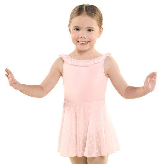 Ruffle Neck Tank Dress