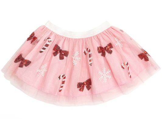 Candy Cane Cutie Sequin Christmas Tutu