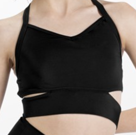 Cutout Detail Crop Top