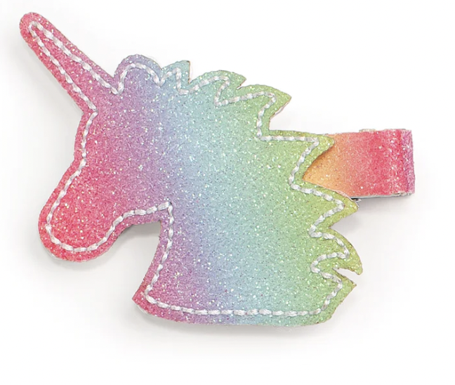 Unicorn Rainbow Hair Clips