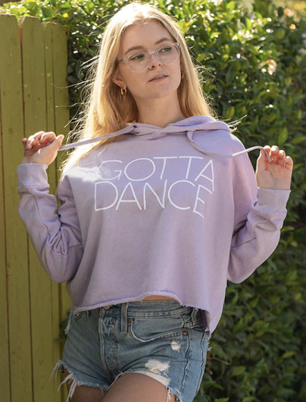 Gotta Dance Cropped Hoodie