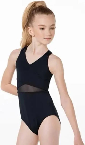 Cut Out Mesh Leotard